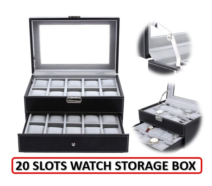 Watch case organizer store