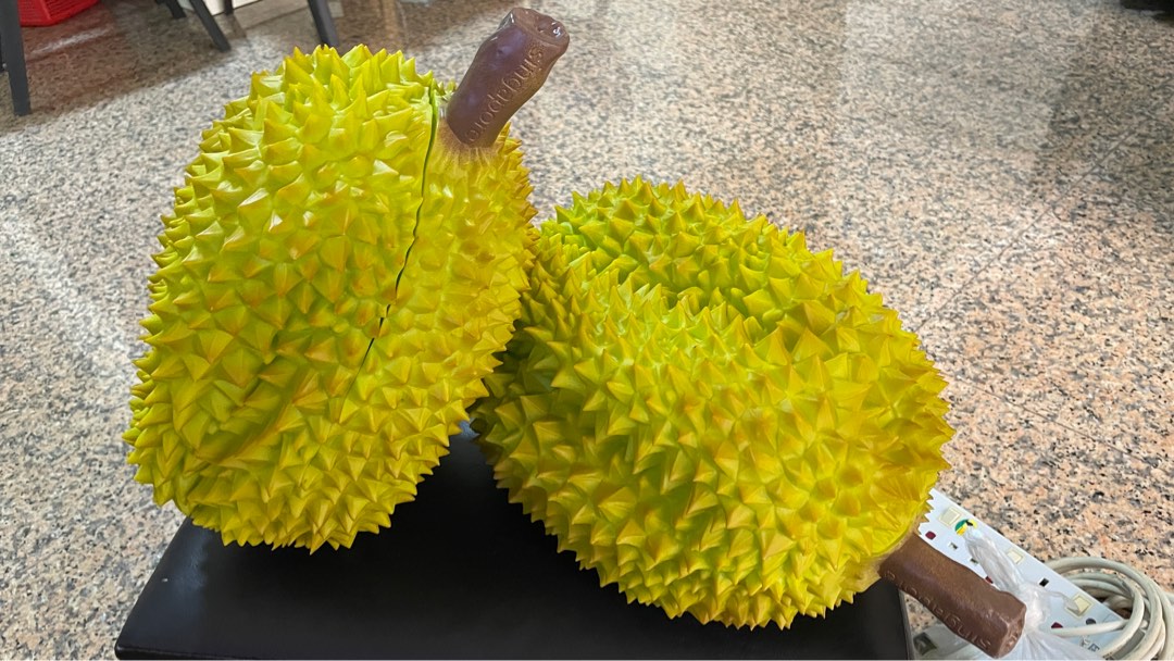 2 Like real durians for sale, Furniture & Home Living, Home Decor
