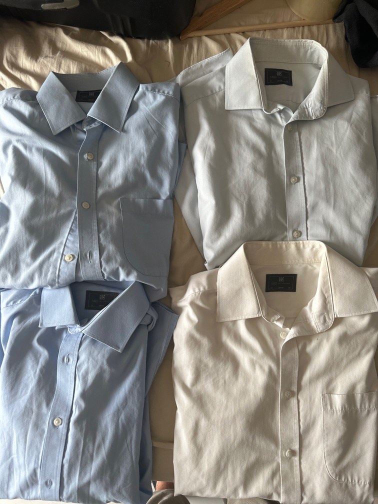 4x Marks Spencer shirts M 38 Slim fit Men s Fashion Tops