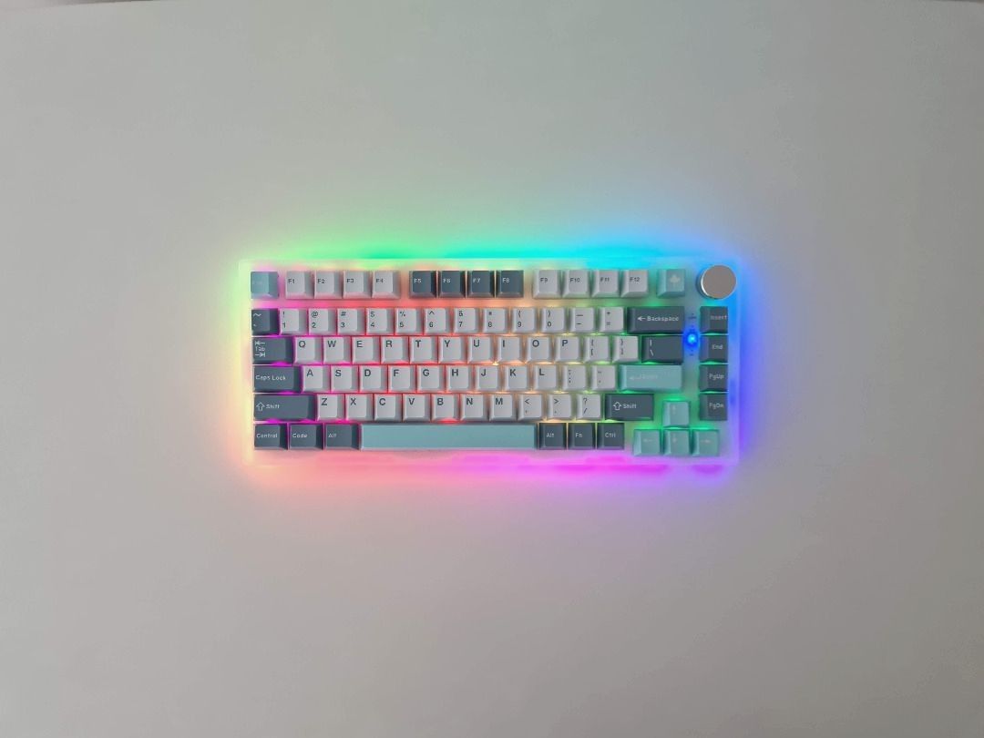 75% Custom Mechanical Keyboard (ShokoSilent0710)- Fully Modded Tri Mode ...