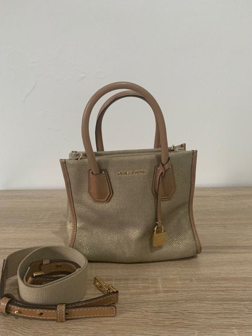 Michael kors mercer canvas sale crossbody