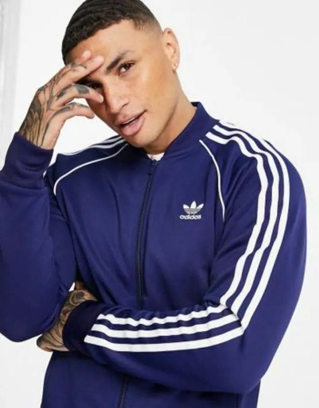 Adidas superstar shop jacket navy