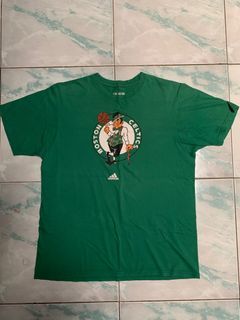 Adidas Boston Celtics 17 Time World Champion T Shirt NBA Logo Basketball  Green L