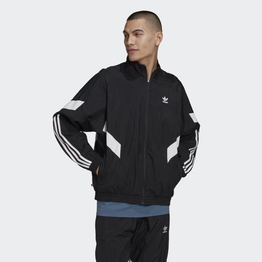 Adidas originals superstar windbreaker black best sale