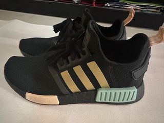 Versace x adidas nmd r1 outlet black gold ba7250