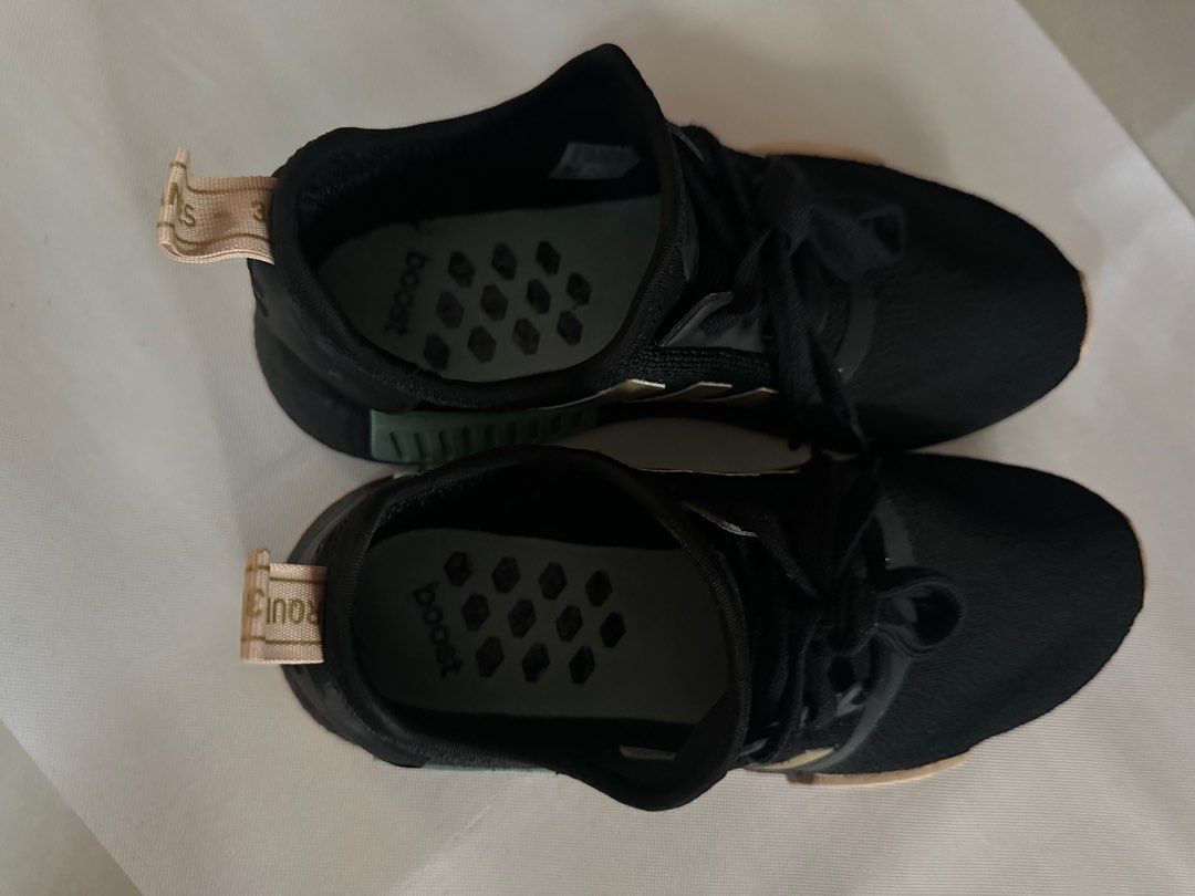 All black top womens nmds