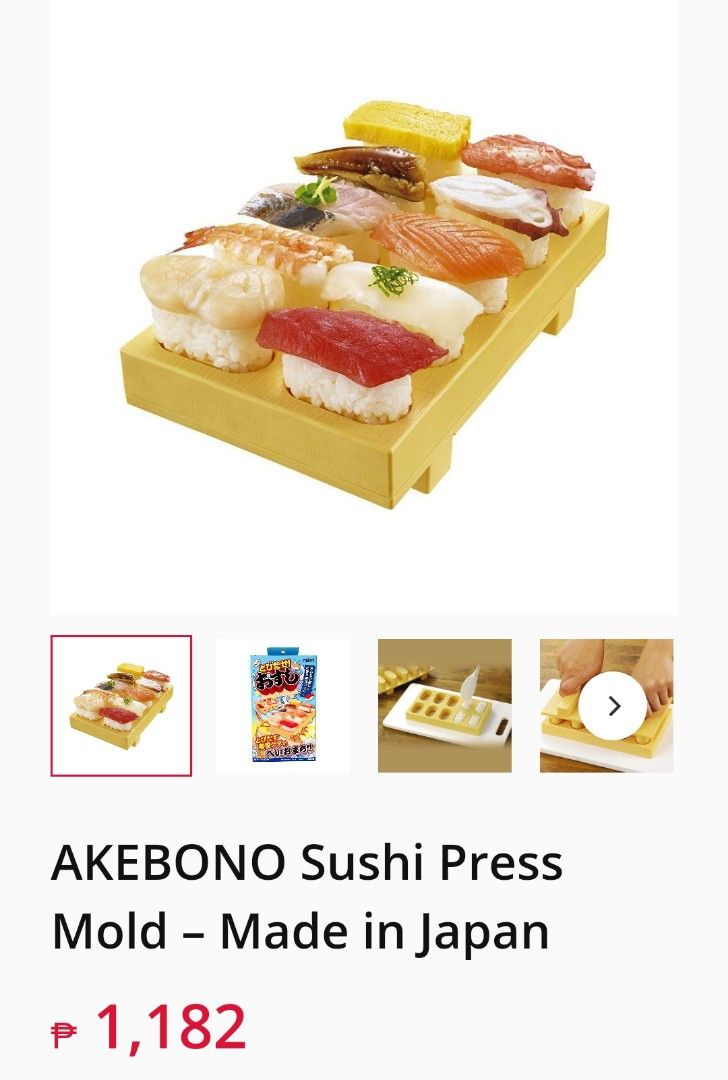 AKEBONO Sushi Press Mold - Made in Japan