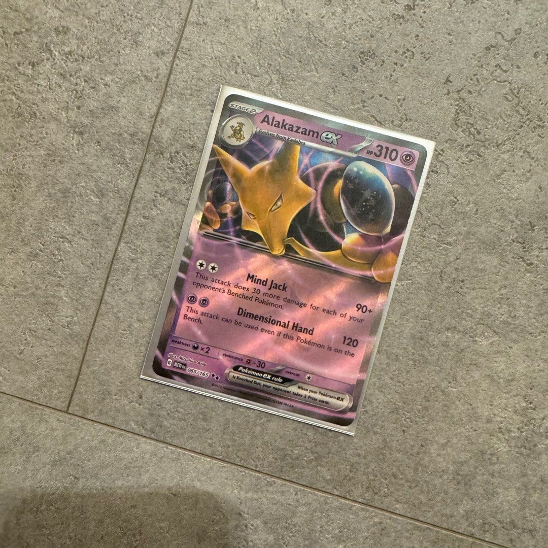 Alakazam EX - Pokemon 151 Scarlet Violet, Hobbies & Toys, Toys & Games on  Carousell