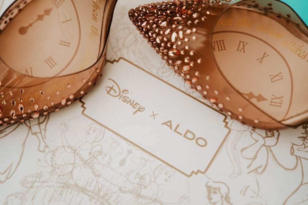 Disney x ALDO Cinderella Glass Slipper Clear Jewel Embellished Pointed Toe  Pumps
