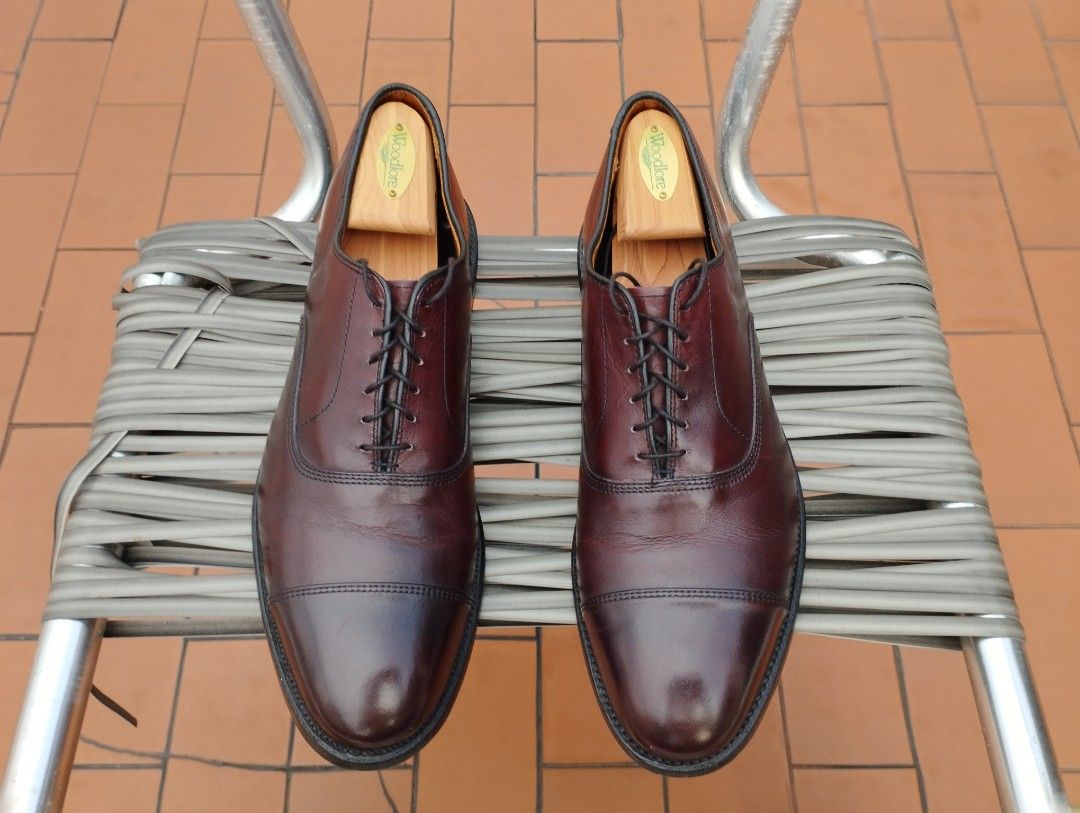 Allen Edmonds Park Avenue full grain leather burgundy Oxfords. 9 D