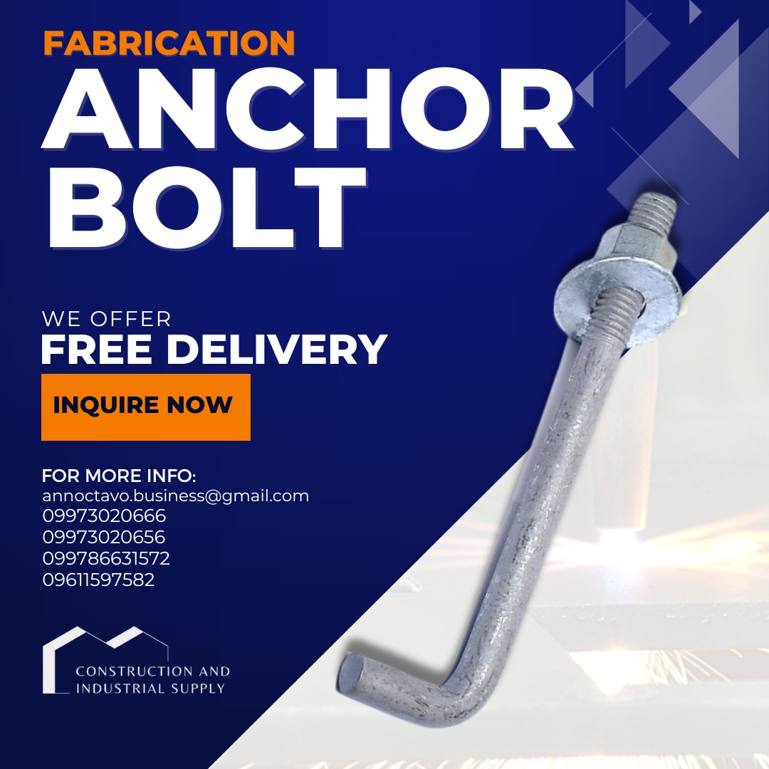 Anchor Bolt Design Construction Industry Structural Anchoring