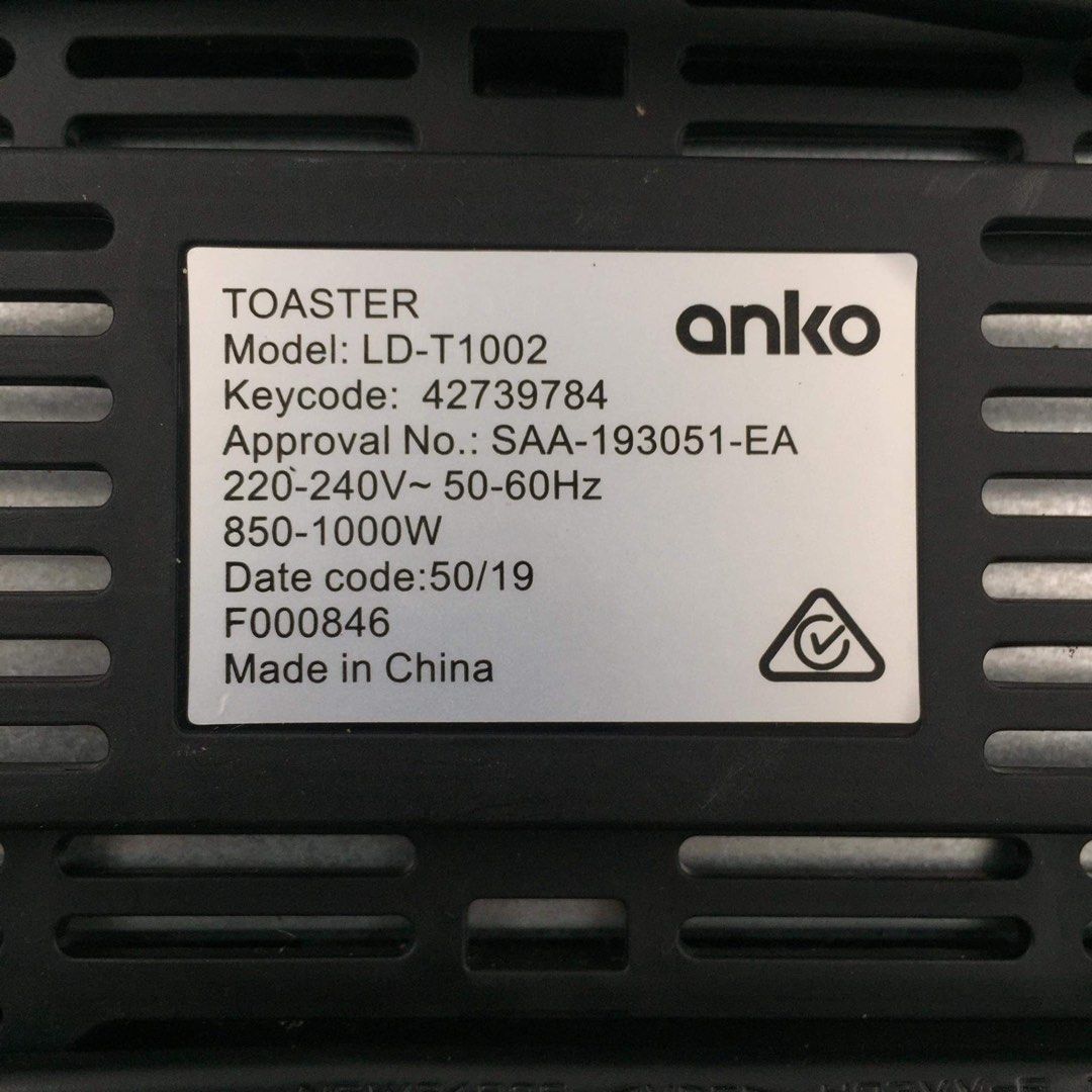 Kmart Anko Glass Toaster LD-T1002 Review, Toaster