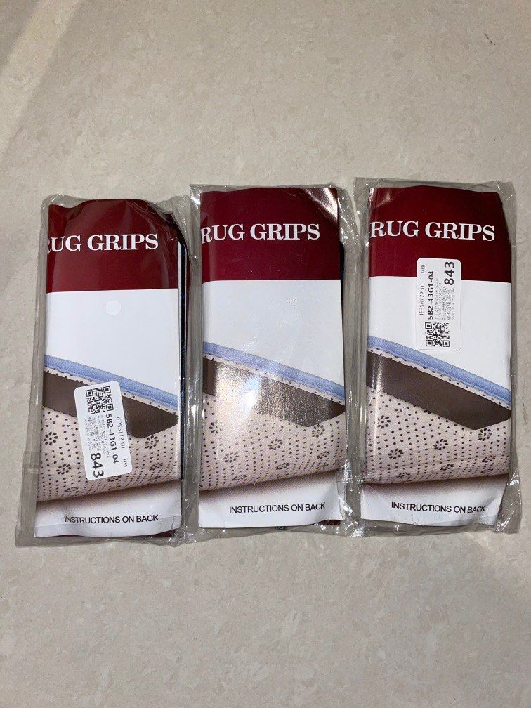 Rug Pads Grippers, 8 PCS Non Slip Washable Grippers for Rug, “Vacuum TECH”  - New Materials to Anti Curling Rug Pad : Keep Your Rug in Place & Make  Corner Flat and