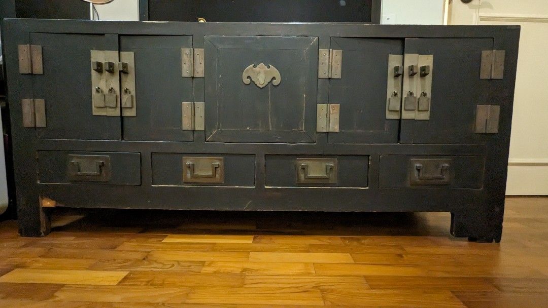 Long outlet wooden cabinet
