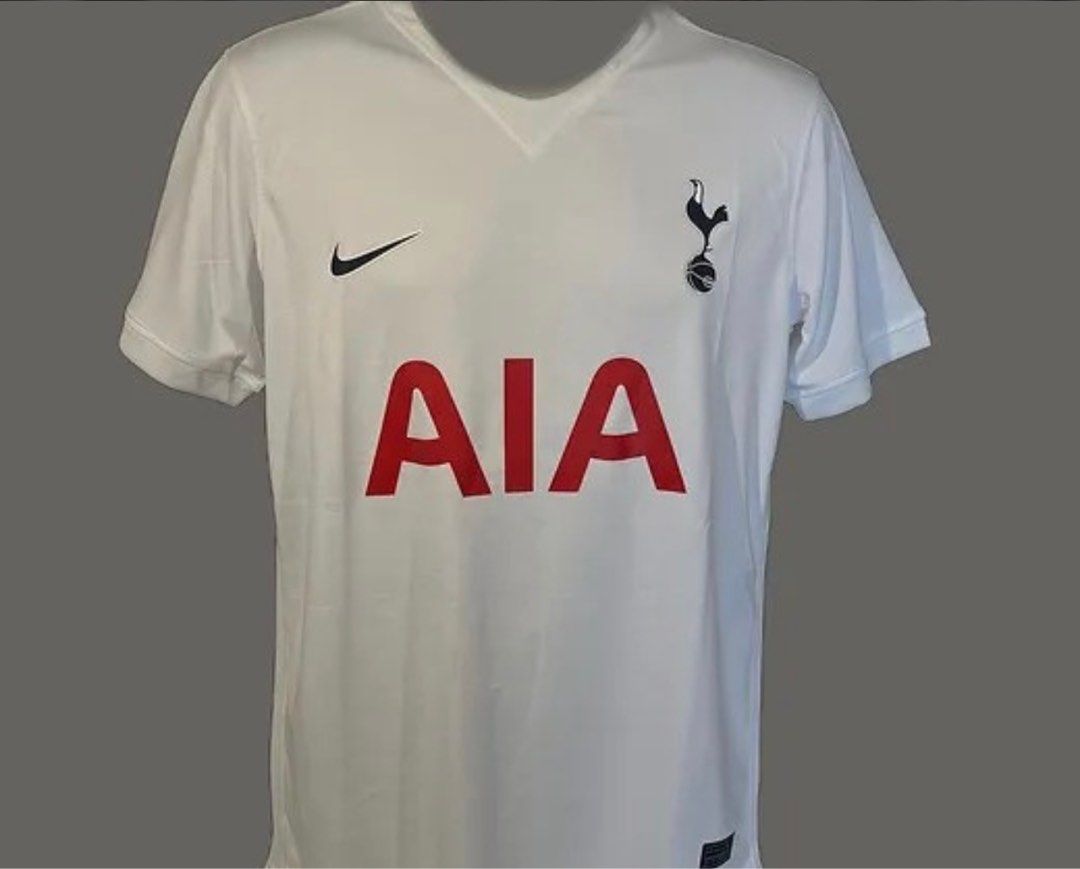 Nike Tottenham Heung Min Son Home Jersey w/ EPL + No Room For Racism  Patches 22/23 (White)