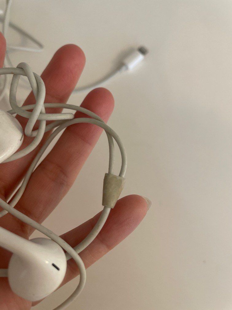 Apple Original earphone x 2 pcs Audio Earphones on Carousell