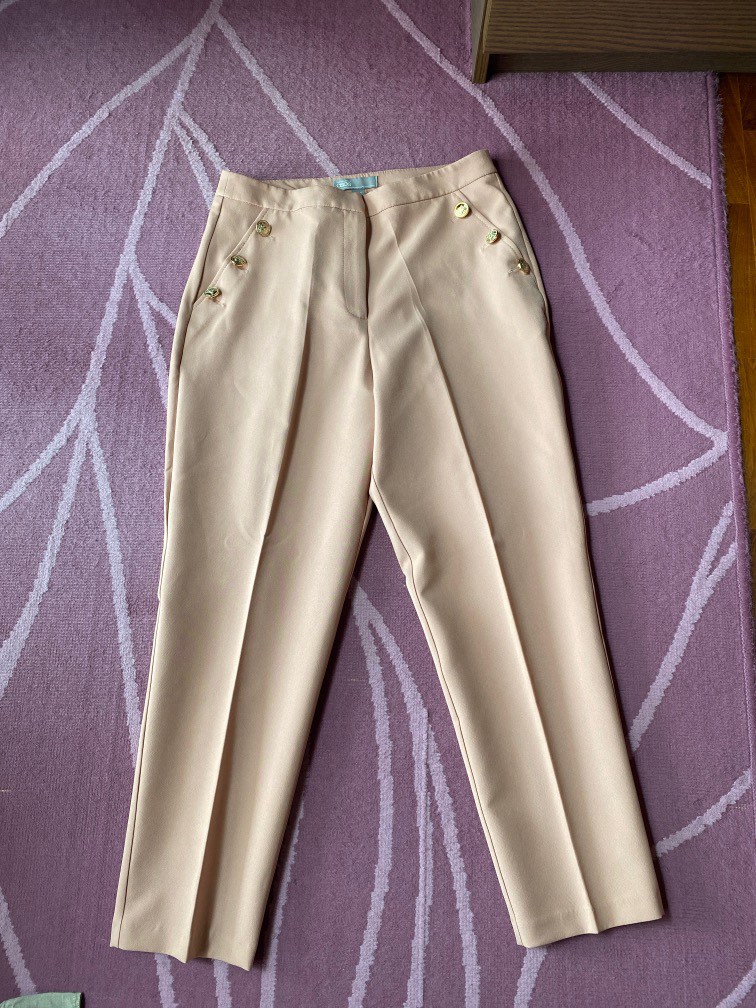 Blush outlet cigarette trousers