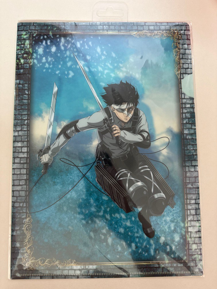 Attack on Titan A4 folder, Hobbies &amp; Toys, Stationery &amp; Craft ...