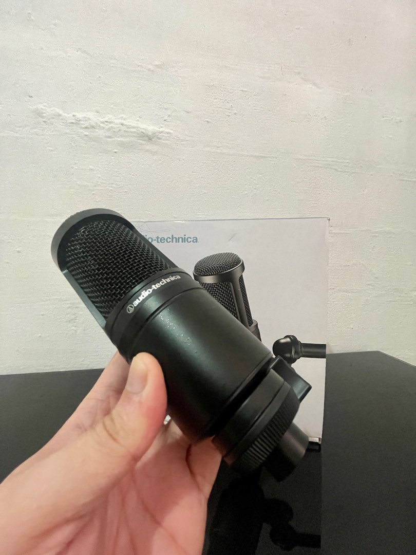 Audio Technica AT2020 Condenser Microphone [PodcastMusicianHome StudioKaraokeAudio Interface