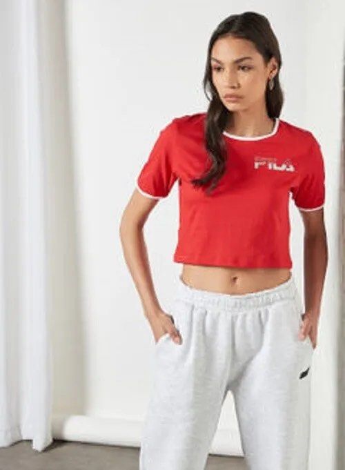 Authentic Fila Sport Red Crop Top