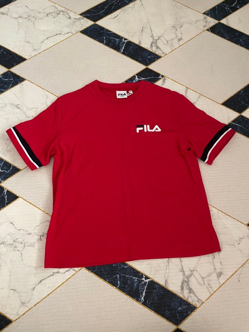 Authentic Fila Sport Red Crop Top
