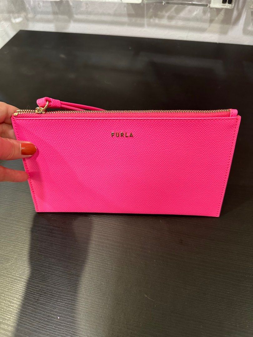Furla pink purse discount