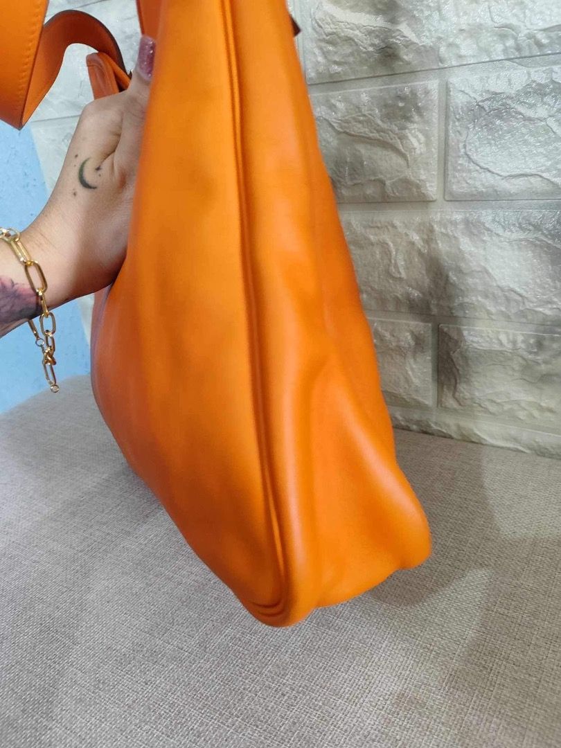 Hermes, Bags, Hermes 32cm Swift Orange Leather Massai Cut