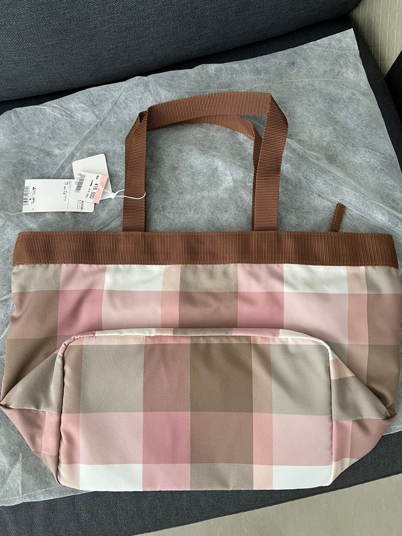 Radley london cannon street top stripe canvas tote bag