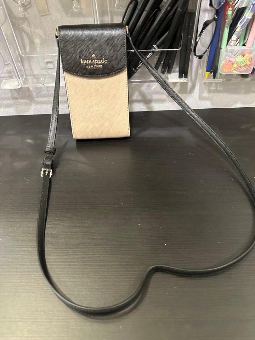 Authentic Kate Spade Leather CrossBody Sling rectangular Leather purse bag