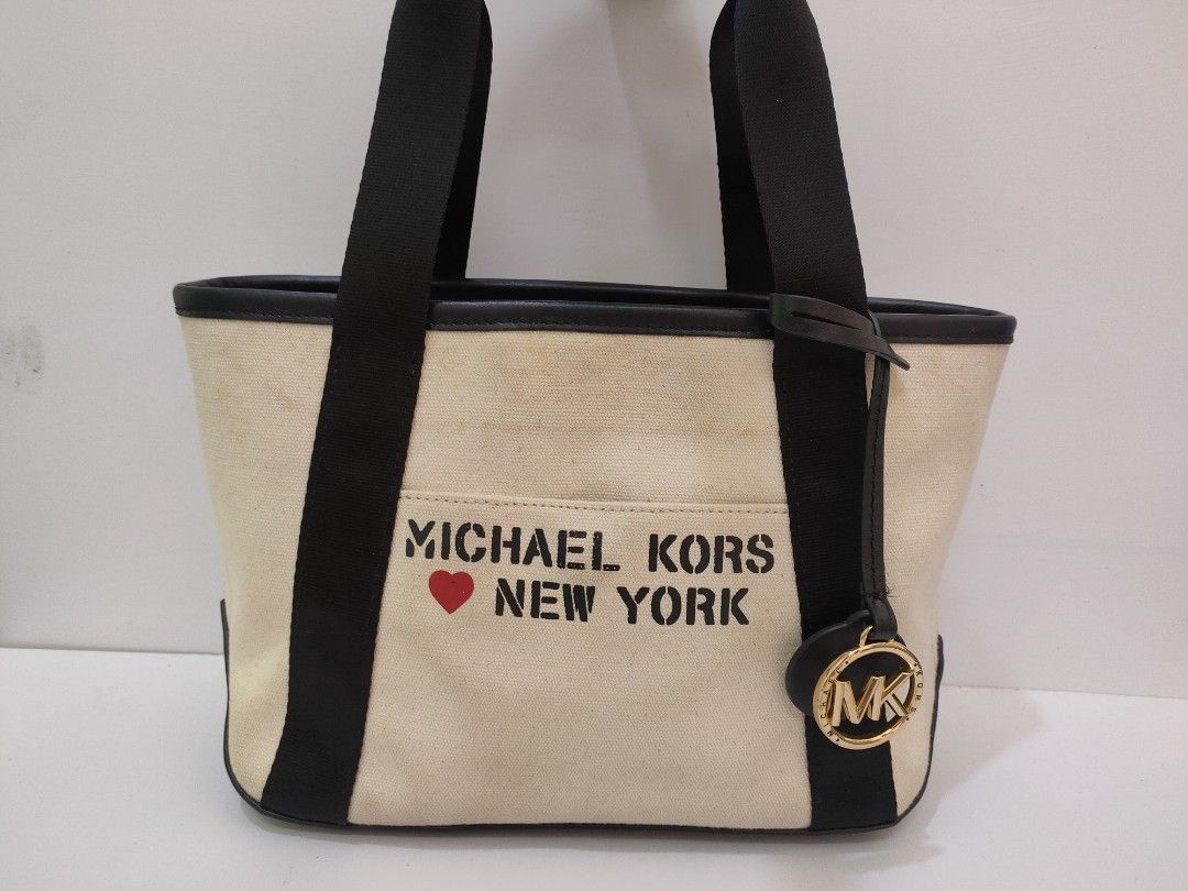 The Michael Small Canvas New York Tote Bag