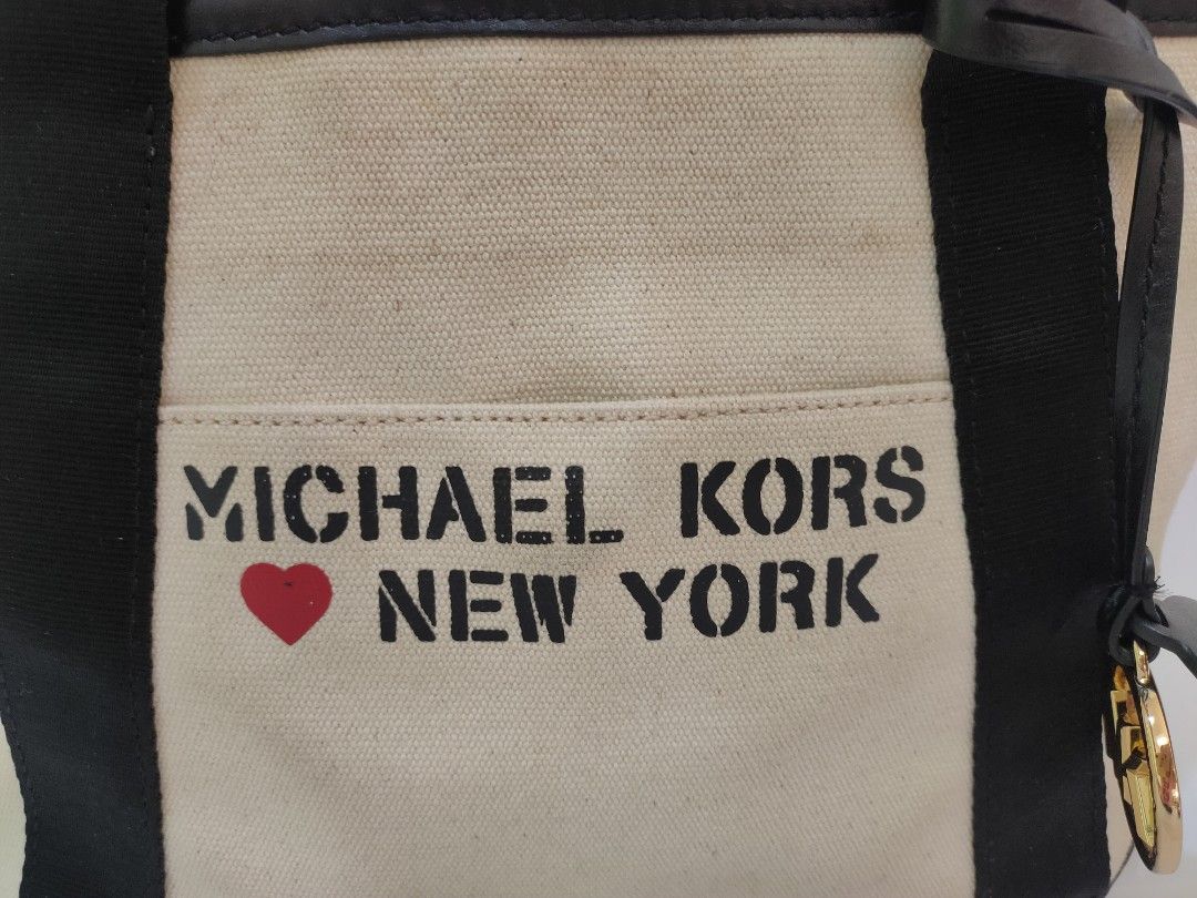 The Michael Small Canvas New York Tote Bag