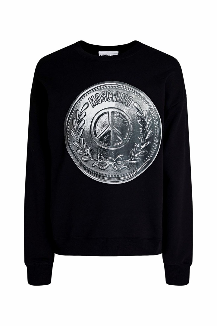 Moschino studded sweatshirt store