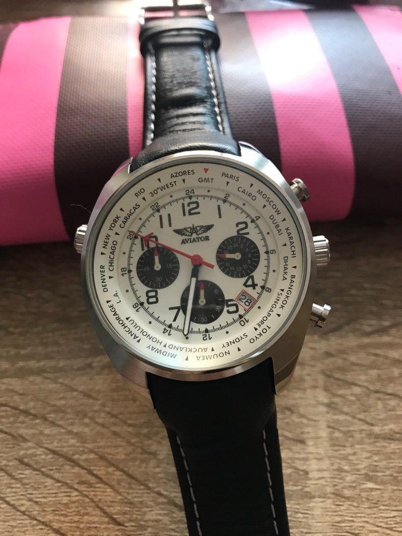 Men's hotsell aviator watch