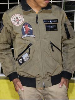 avirex flight bomber jacket costum fit