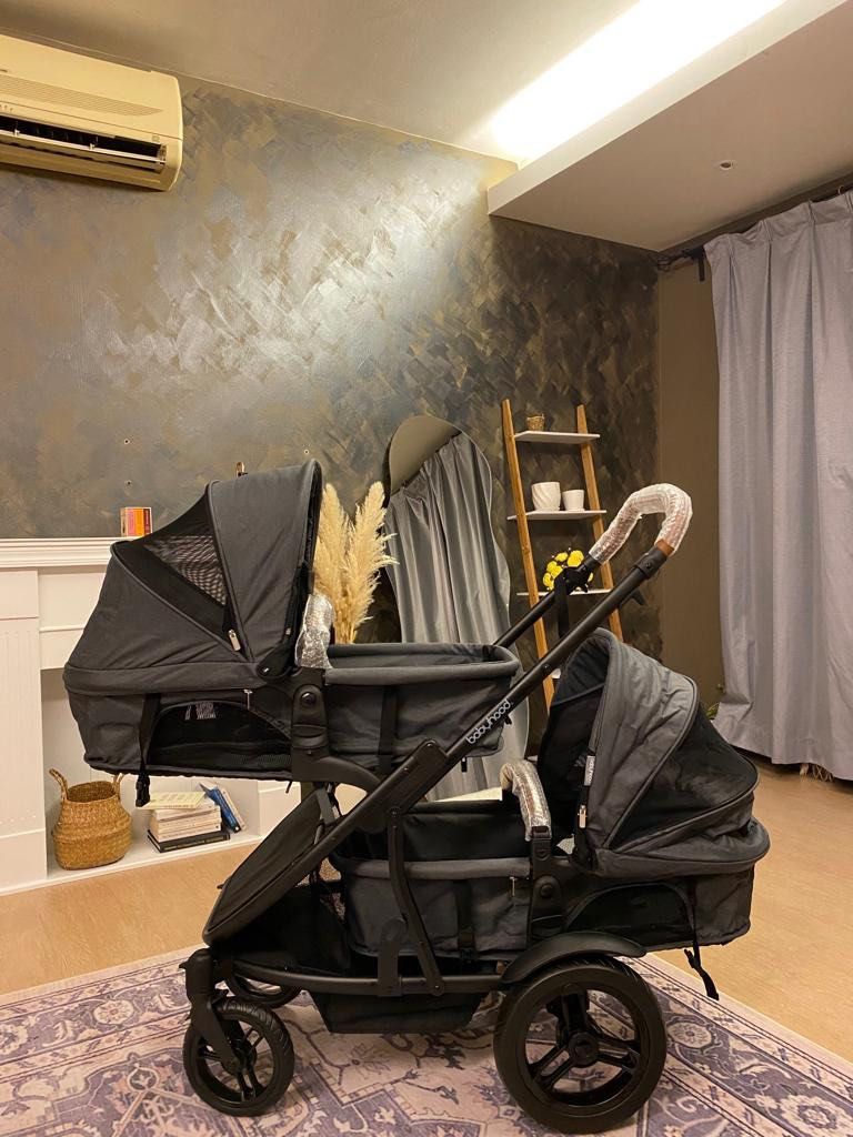Babyhood double pram online