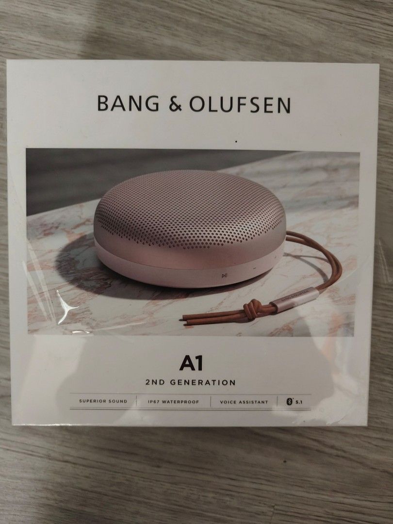 Bang Olufsen A1 2nd generation beosound pink rose gold Alexa