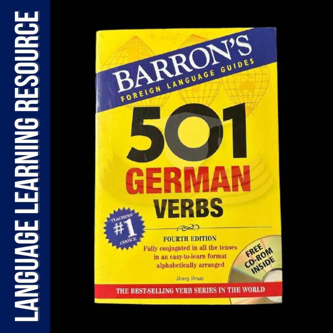 Barron's 501 German Verbs with CD | German Language | German Guide ...