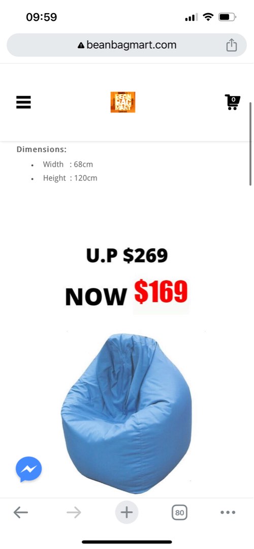 Bean Bag, Furniture & Home Living, Furniture, Sofas on Carousell