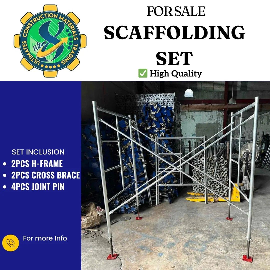BER MONTHS SALE 🥰🥰 (Category: Construction & Building Materials) located in Valenzuela. Submitted by elizabeth.nietes (Listing ID 1258765641, Image 1). Description: DIRECT SUPPLIER OF SCAFFOLDING MATERIALS 📢📢 ✅GI PIPES SCH 20/40 ✅SCAFFOLDING SET SCH 20/40 ✅SWIVEL & FIXED CLAMP ✅SHORING JACK SCH 20/40 ✅CATWALK/PLATFORMS ✅BASEDJACK & U-HEAD MODE OF PAYMENT : COD / BANK TRANSFER LOCATION : VALENZUELA CITY FOR MORE DETAILS/ORDERS DM OR PM / CALL 