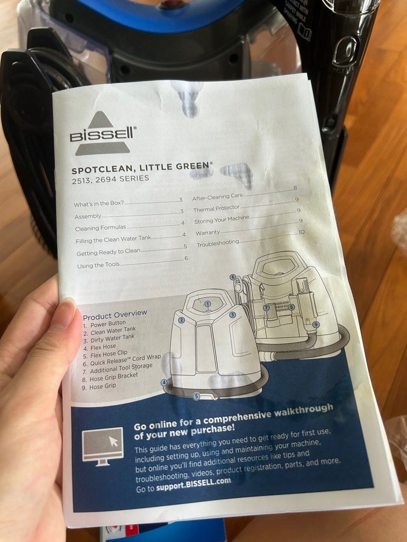 Bissell spotclean proheat model 2694, TV & Home Appliances, Vacuum