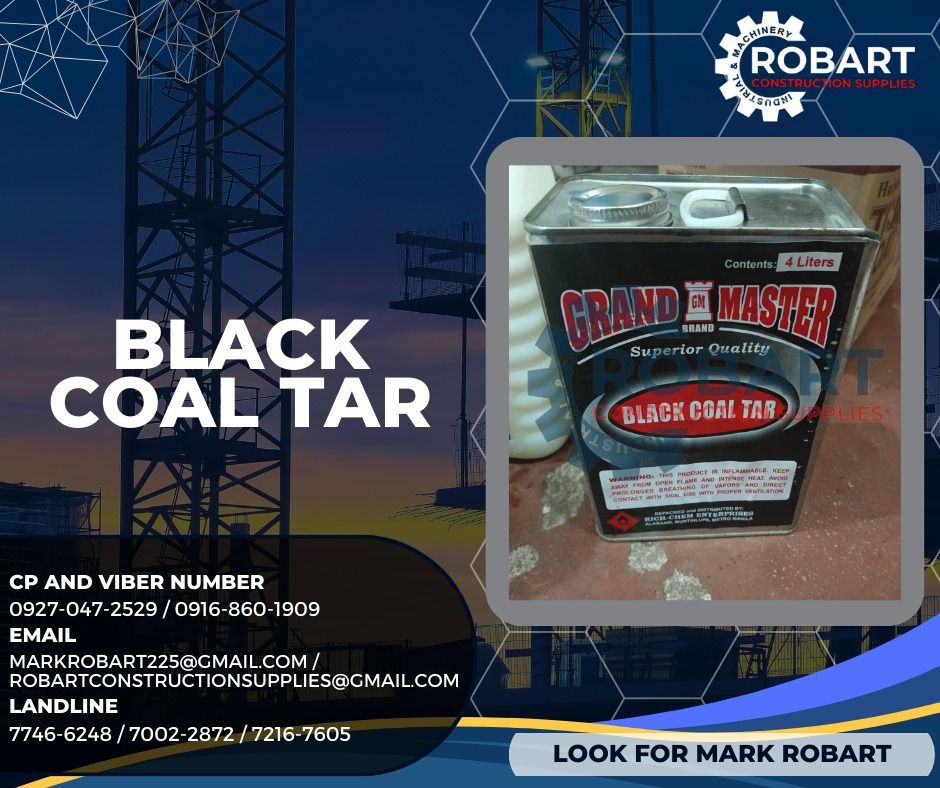 Black Coal Tar, Commercial & Industrial, Industrial Equipment on Carousell