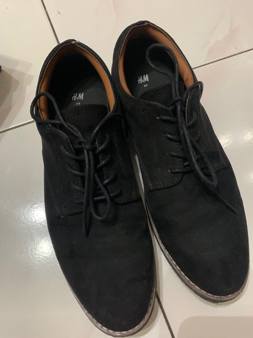 Black flat shoe H M Men s Fashion Footwear Casual shoes on