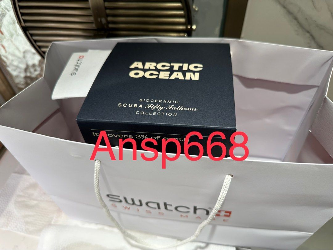 Blancpain X Swatch ARCTIC OCEAN SO35N100 北冰洋橙色錶殼出售(多