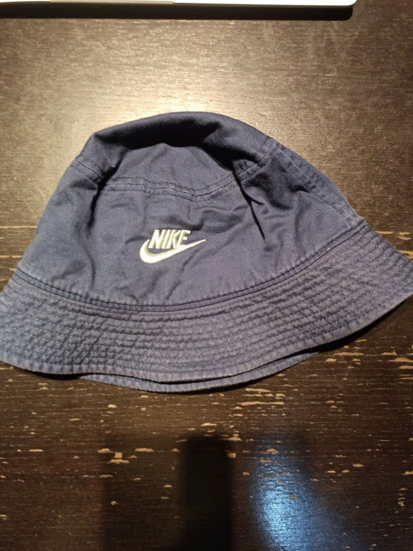 blue nike bucket hat