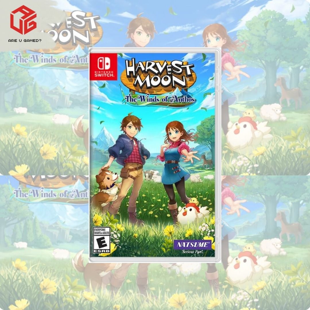 💯BNIB Harvest Moon The Winds of Anthos Nintendo Switch, Video