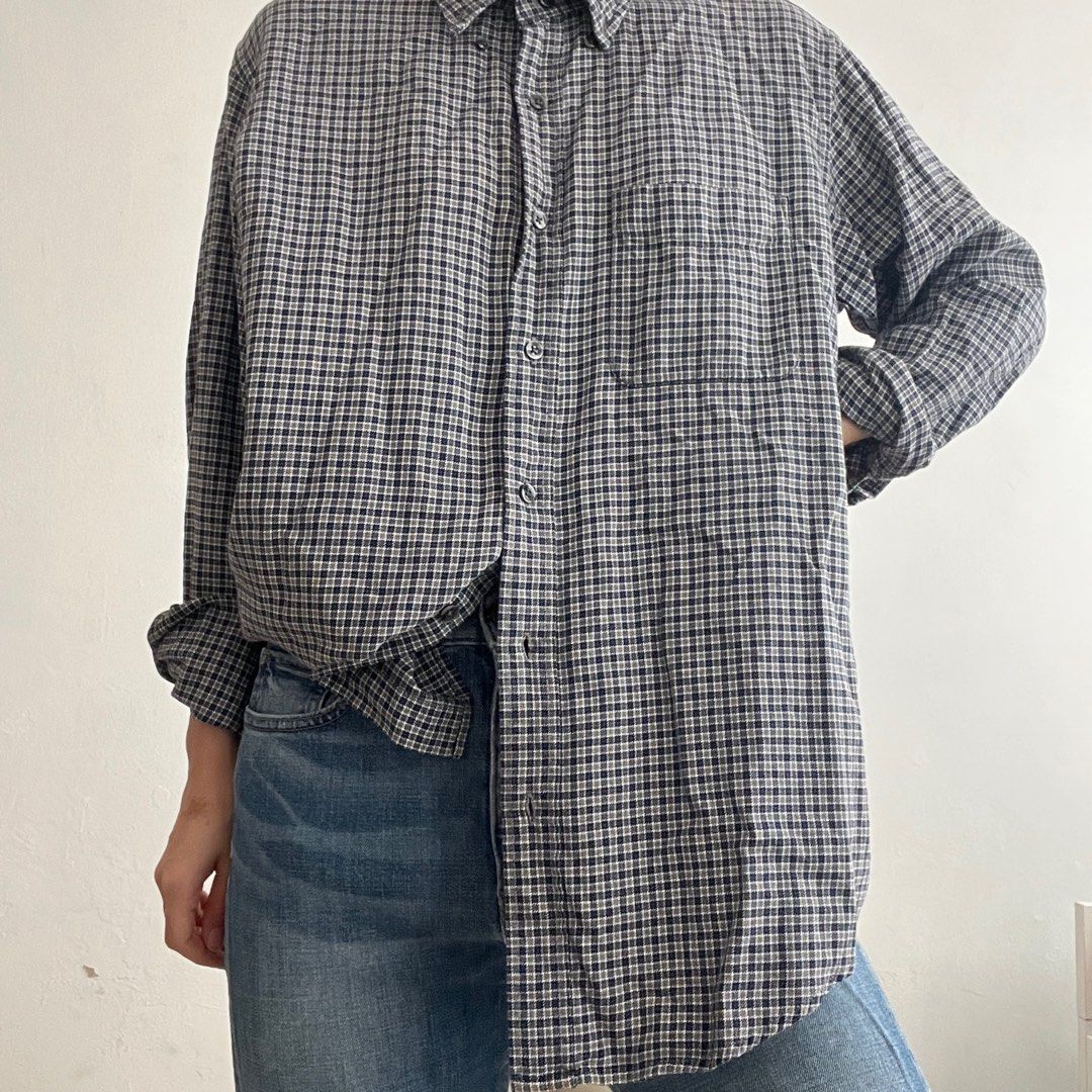 Boyfriend Shirt Women s Fashion Tops Longsleeves on Carousell