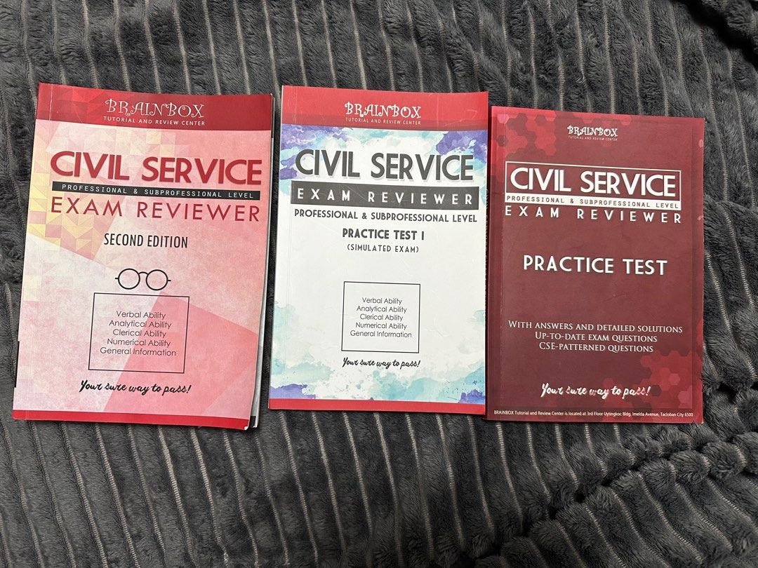 BrainBox Civil Service Exam Reviewer, Hobbies & Toys, Books & Magazines ...