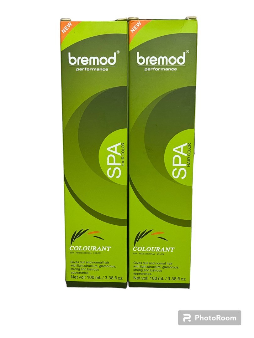 Bremod Hair Color Light Blonde with 6 Oxidizing Cream 2sets, Beauty