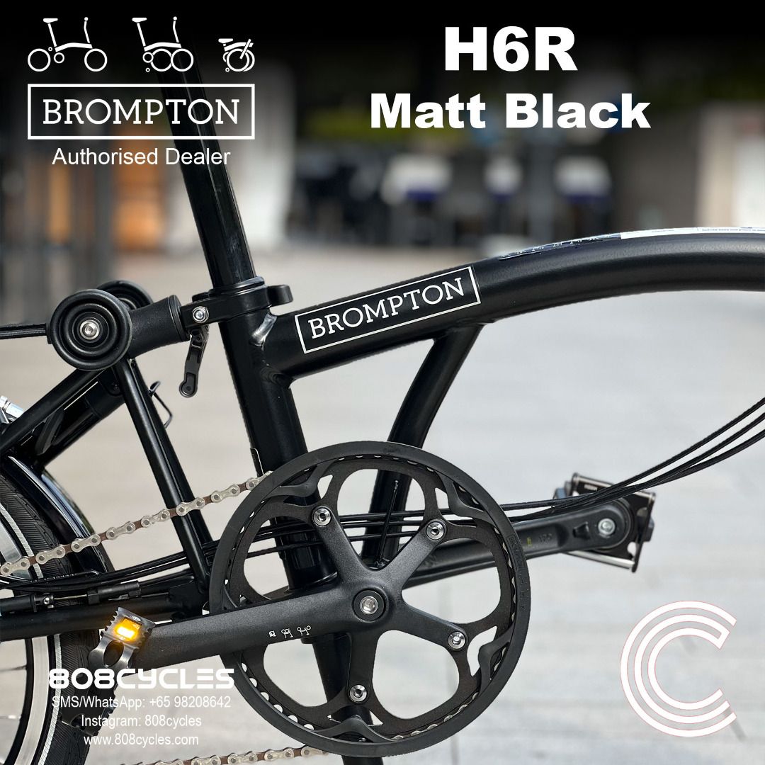 Brompton C Line Explore Matt Black (high-handlebar with rack) 2023 ...