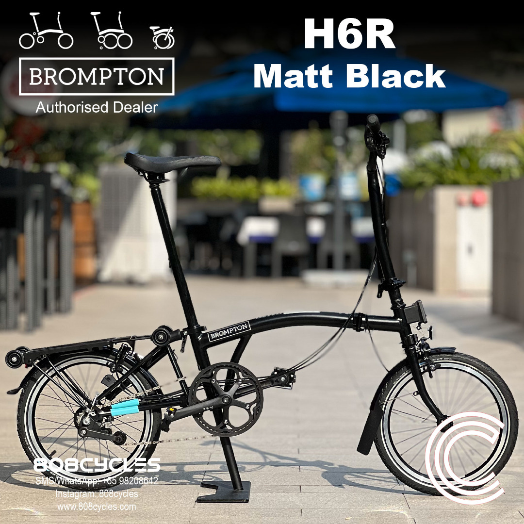 Brompton C Line Explore Matt Black (high-handlebar with rack) 2023 ...